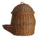 Patatière  ou  panier de rangement en osier restaurée
