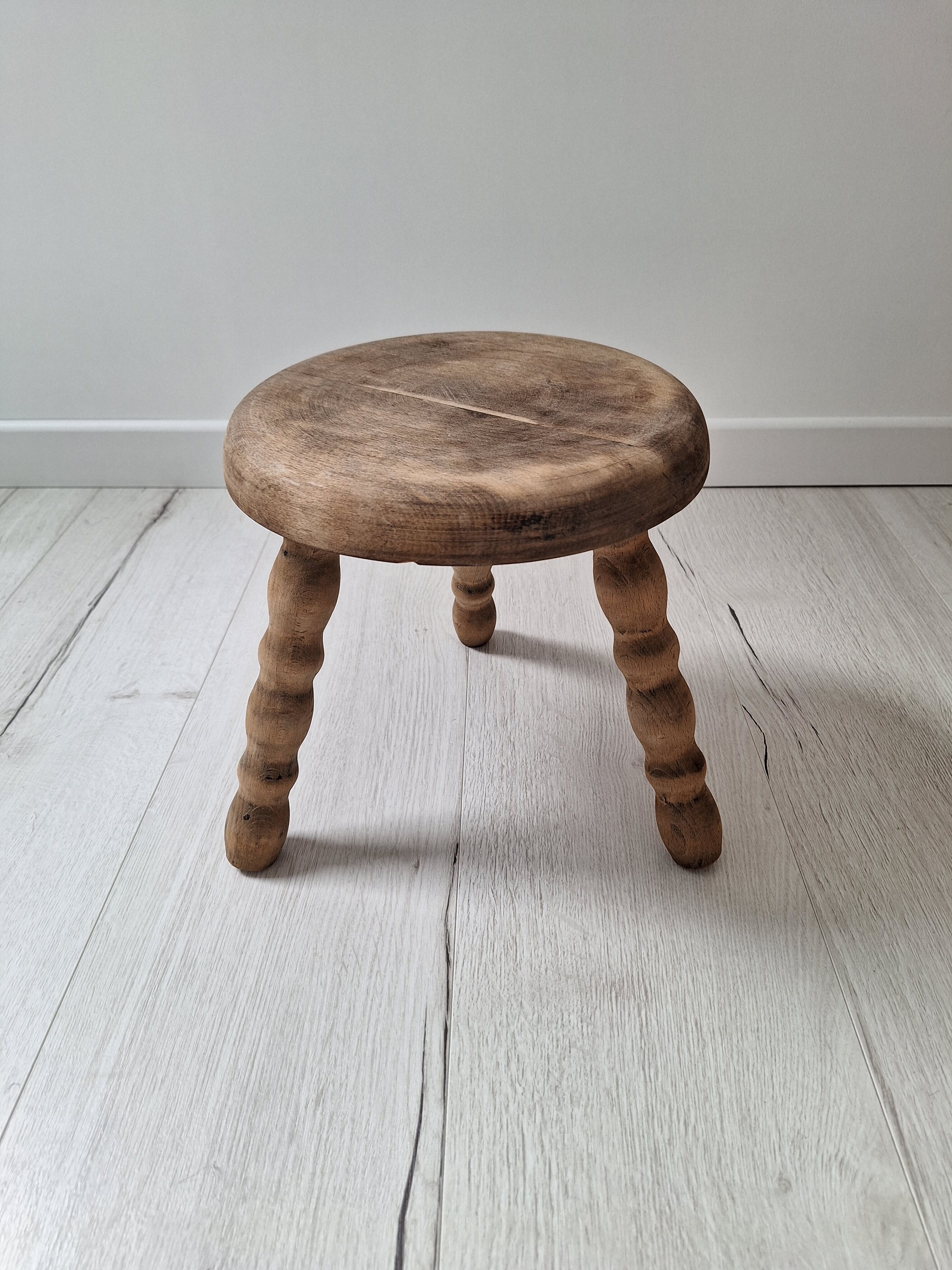 Vintage tripod stool