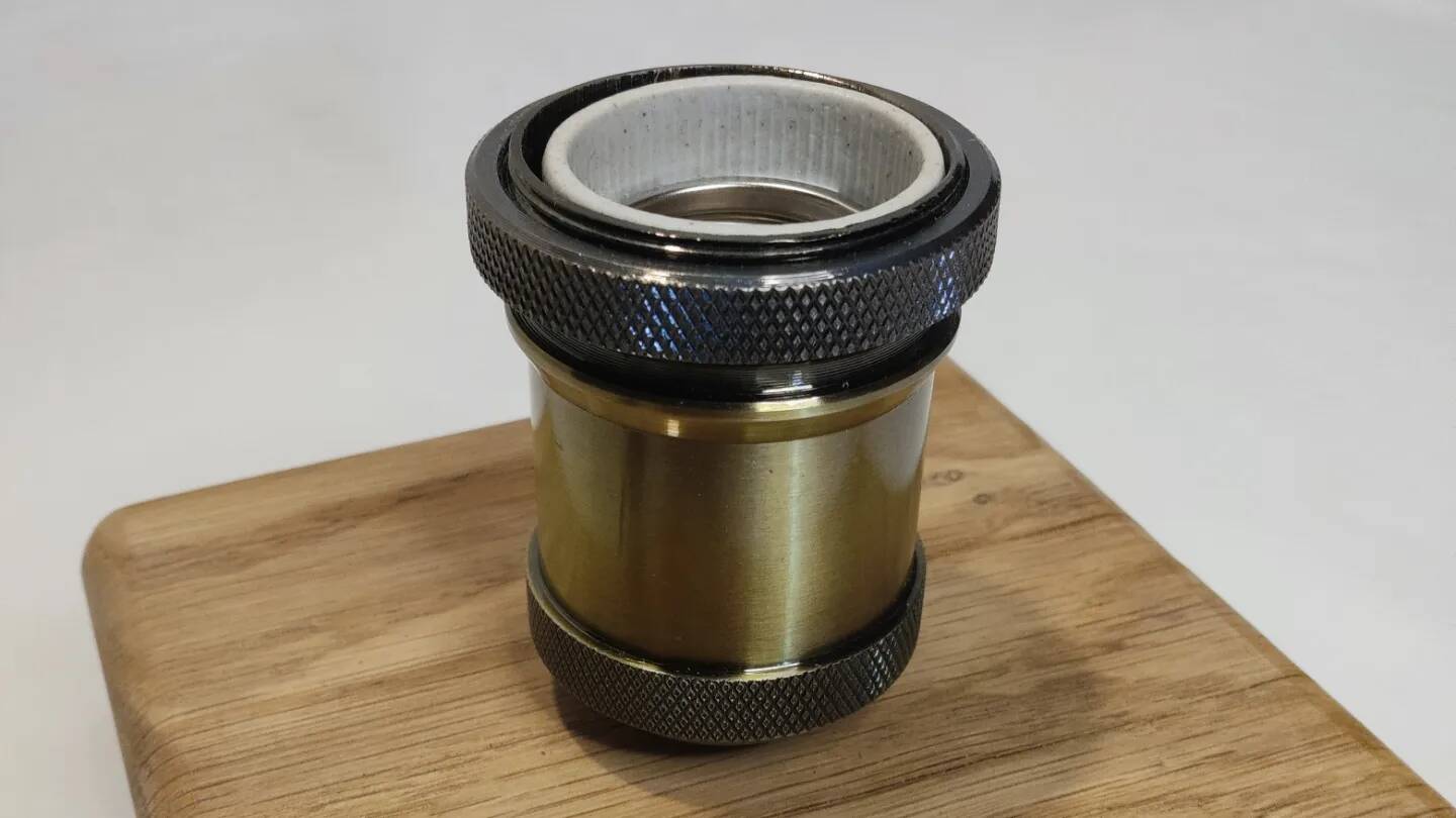 High lamp in solid oak