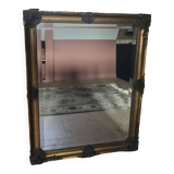 Large bronze gold decorative mirror