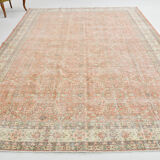 10x13 peach red oversized persian rug, 290x388cm