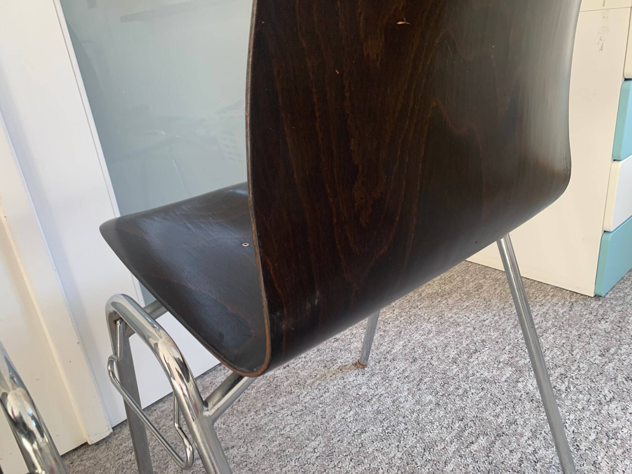 Set of 2 Galvanitas S26 Pagholz chairs, 1960s