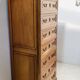 Regency-style chest of drawers in solid cherry wood, 20th century.