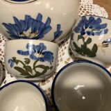 Teapot and 6 bowls