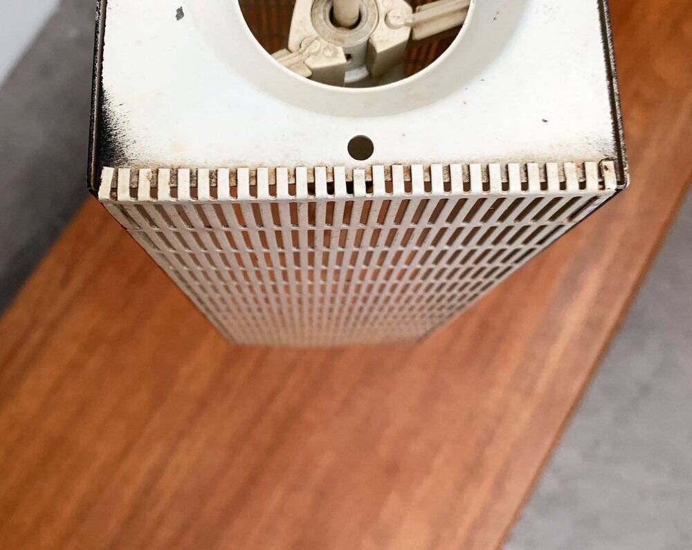 Mid-century German perforated minimalist pendant lamp, 1960s.