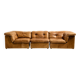 Modular leather sofa, set of 3