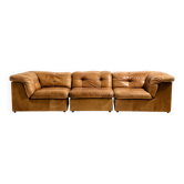 Modular leather sofa, set of 3