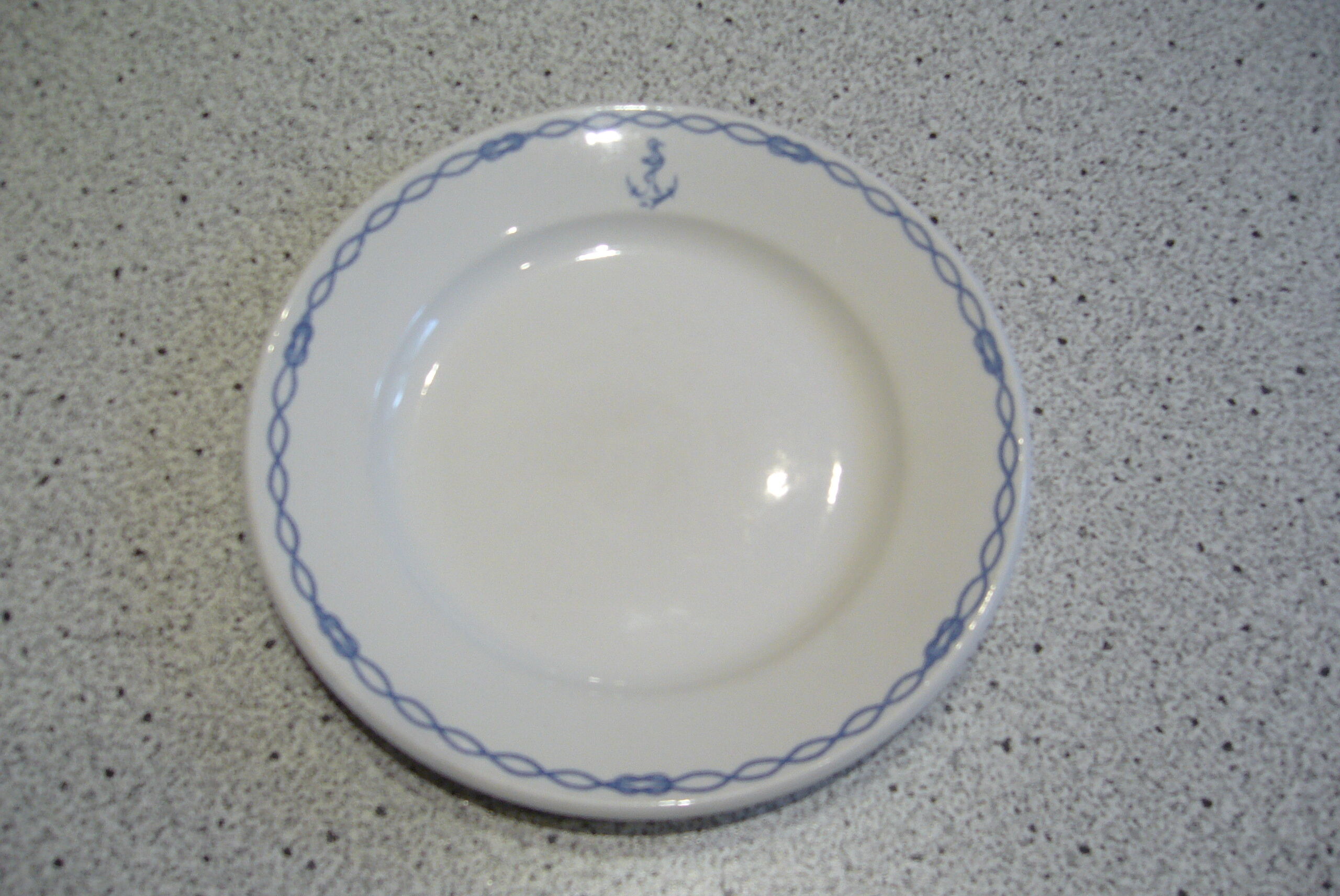 Assiette plate Marine Nationale