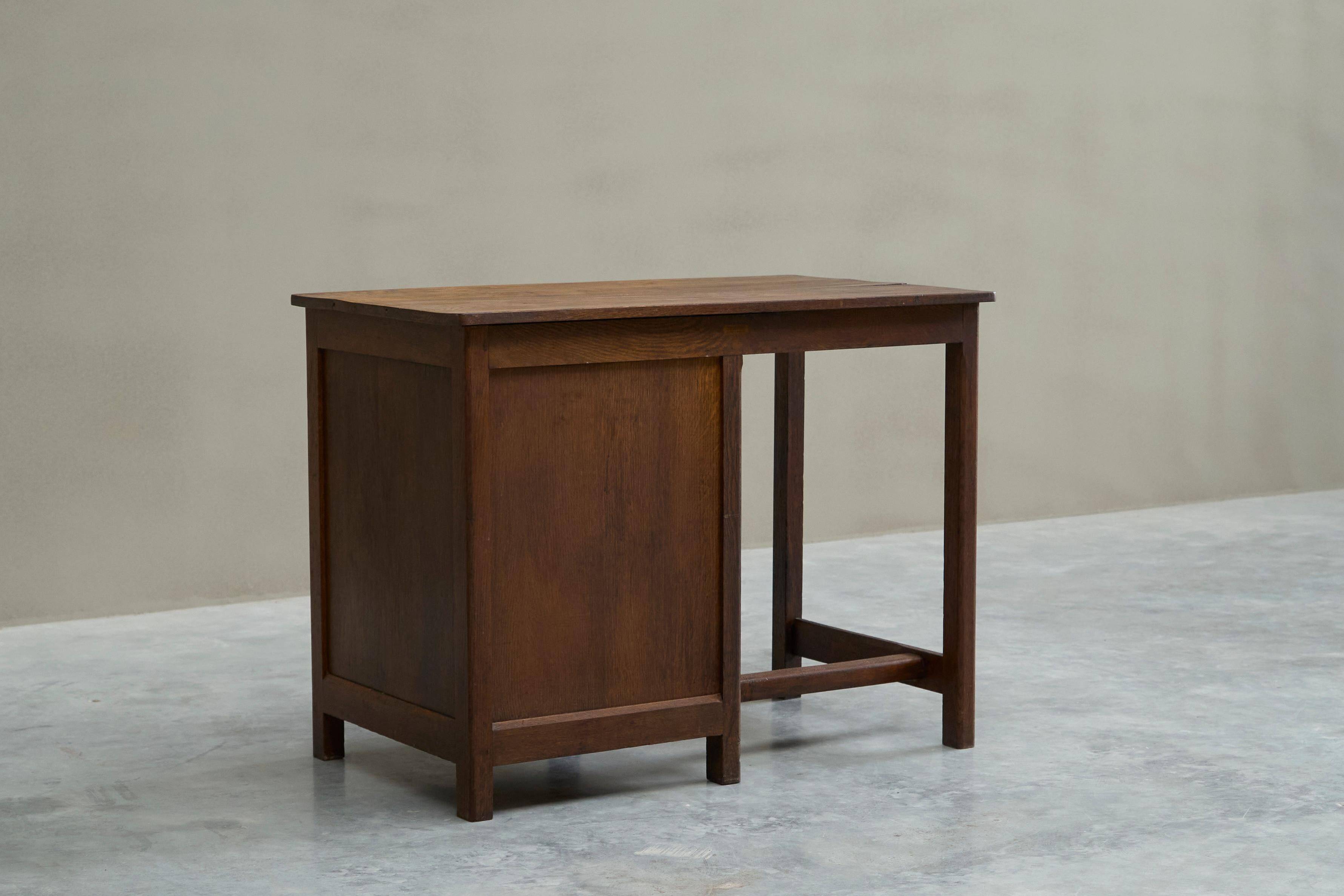 AVEA Furniture Solid Oak Desk 1930s