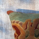 Aubusson 19th Castle Cushion