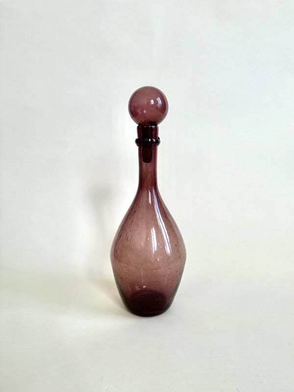 Grandearafe en verre bullé Biot 42 cm