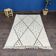 Berber diamond and black dot rug 140 X 220 cm