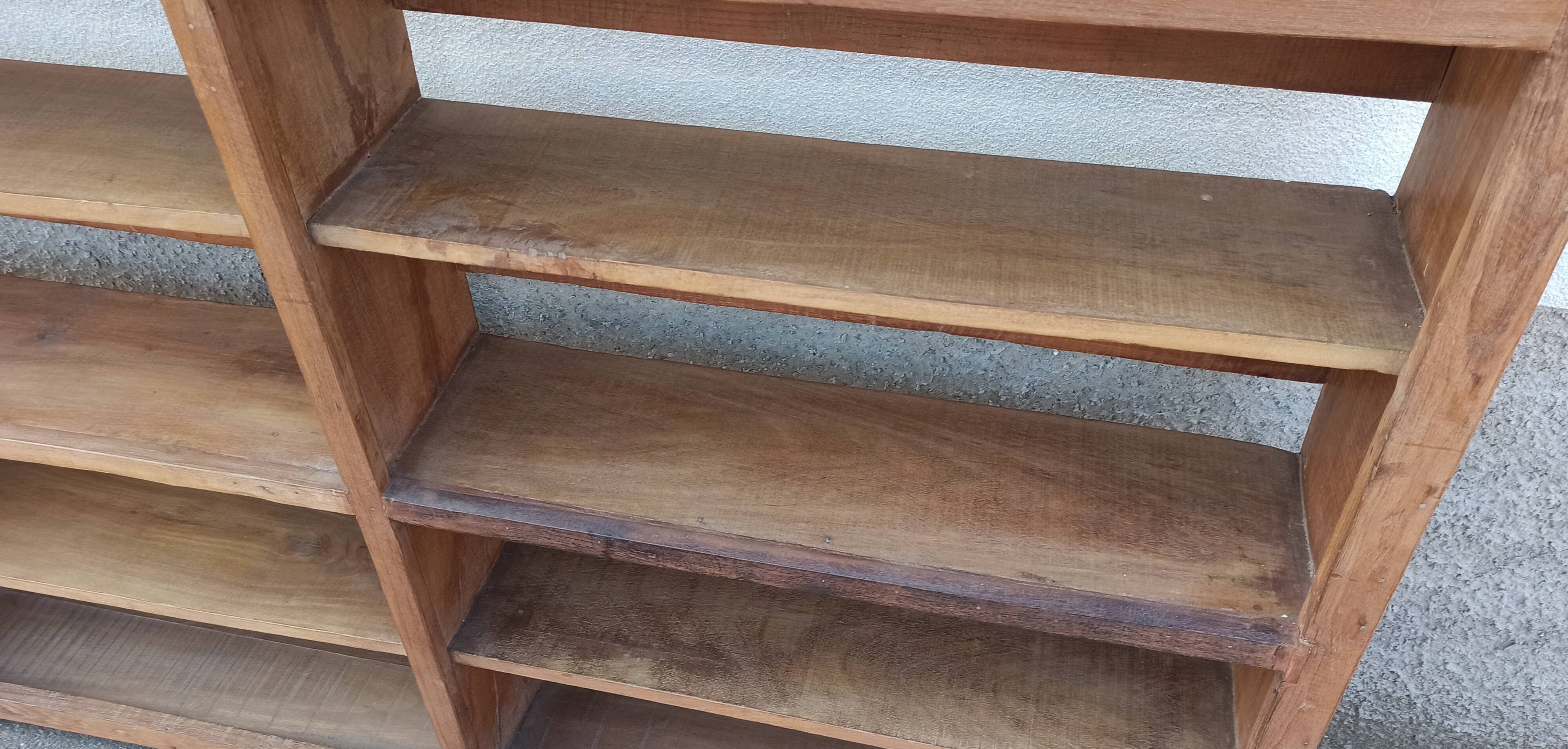 Old wooden wall shelf