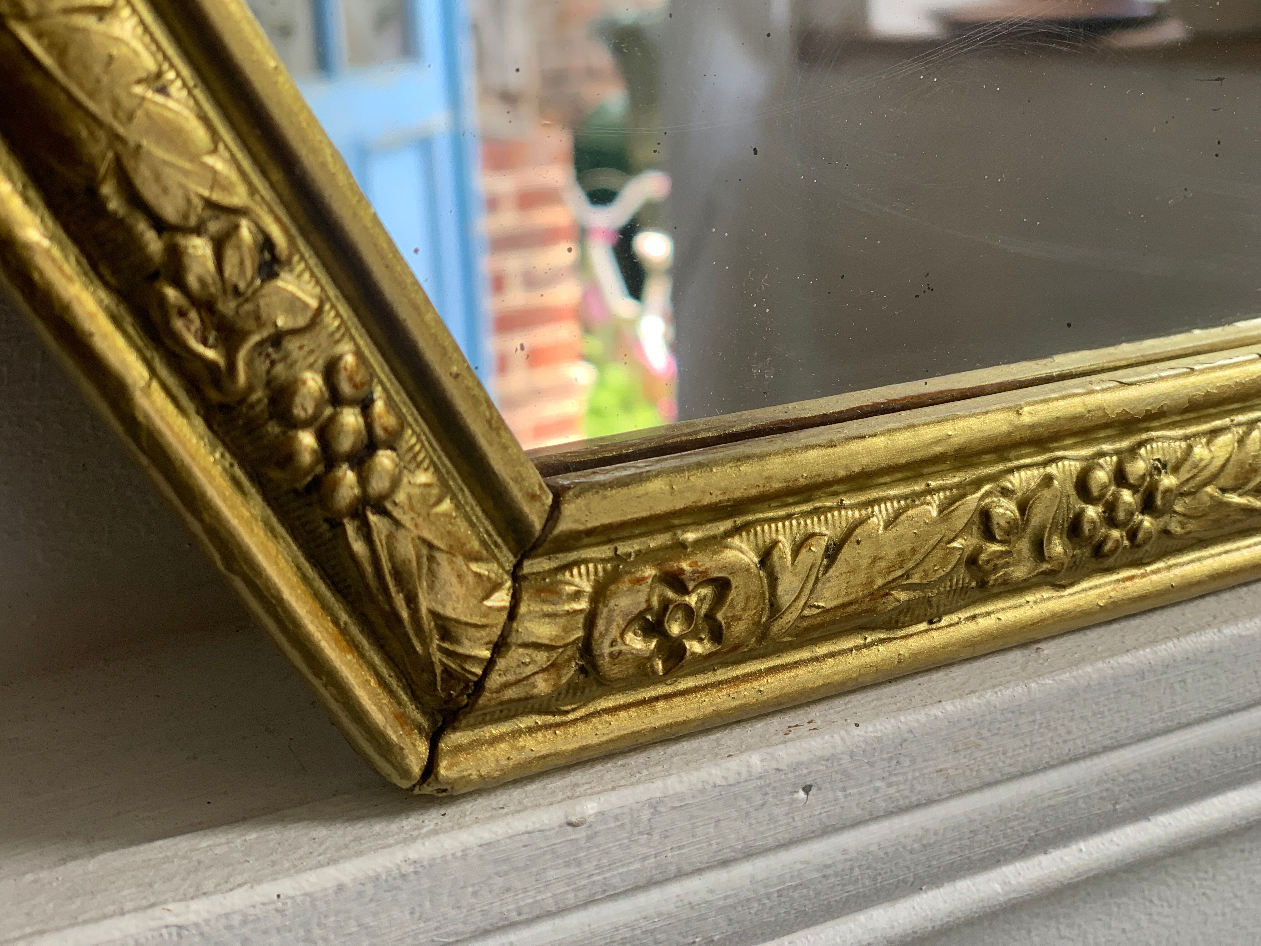 Miroir art déco 50x32