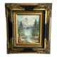 Landscape painting tableau