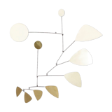 Modernist brass mobile 65 x 70cm