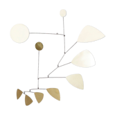 Mobile moderniste en laiton 65 x 70cm