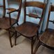 Antique Oxford Windsor chairs, 1850s set of 5