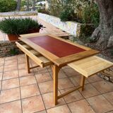 Solid oak design desk 1960