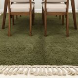 Set of 3 Handmade Green Rugs – 2x (2.5x1.5 m) + 1x (3x2 m)