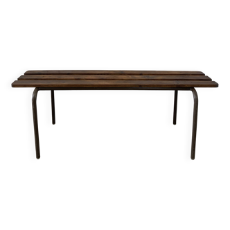 Vintage school bench