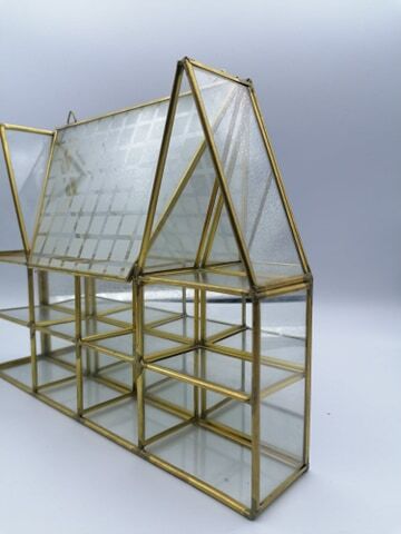 Showcase, brass house