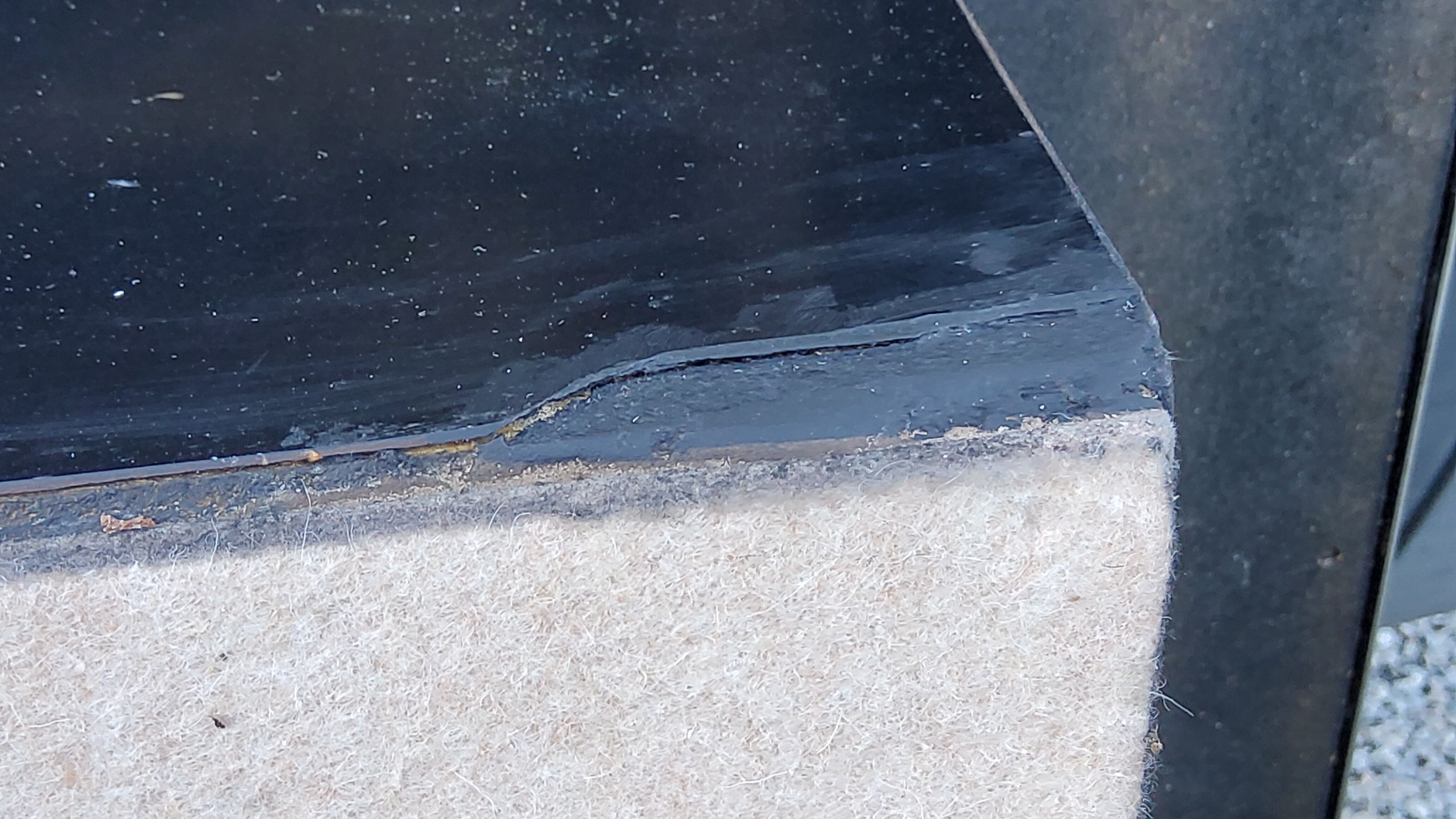 Coffee table in brushed steel and black tinted glass from the 70s