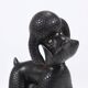 Charming figurine sculpture of a poodle dog by Leopold Anzengruber, Austria, 1950s.