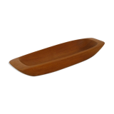 Vintage trinket bowl in teak Sweden 1960