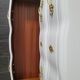 Louis XV style chest of drawers, white and gold