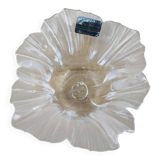 Flower-shaped crystal candle holder by Swedish designer Mats Jonasson