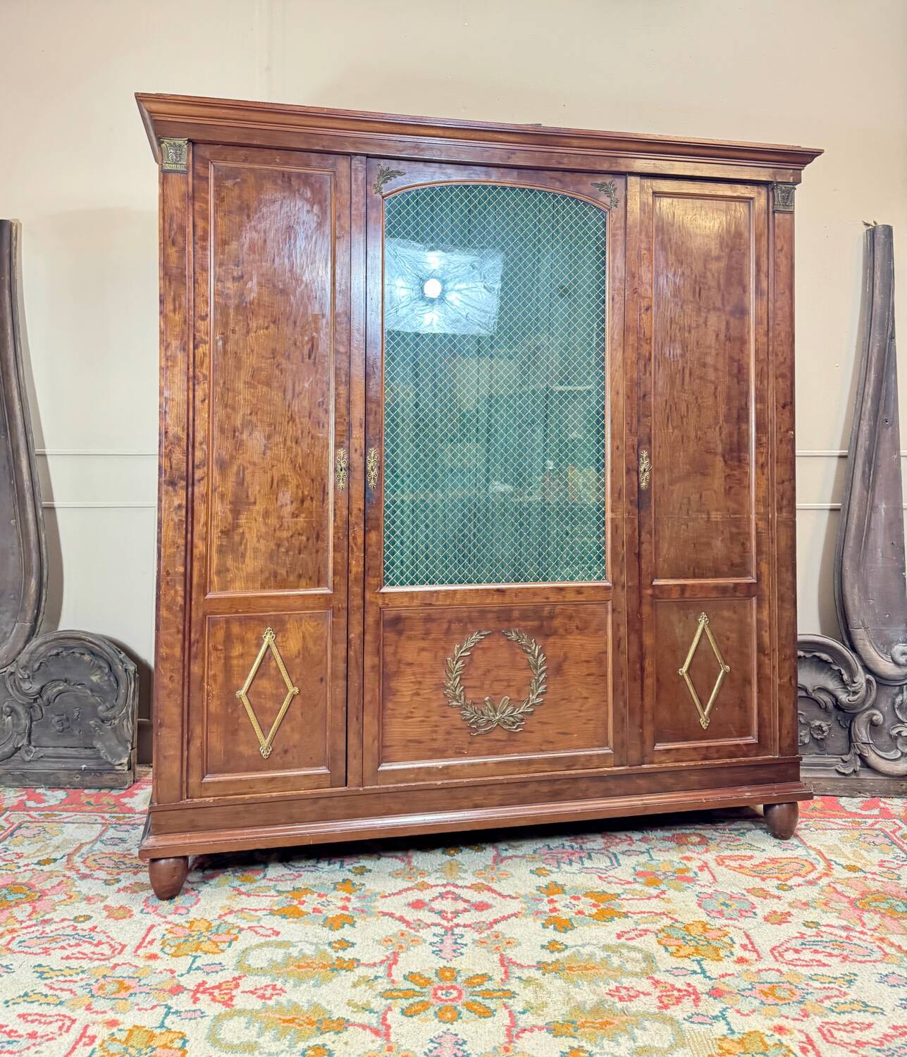 19th Century Directoire Style Mahogany Bookcase