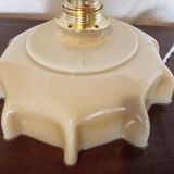 Vintage opaline pendant light