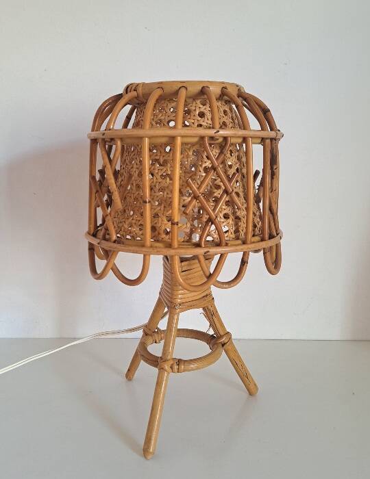 Old bamboo lamp