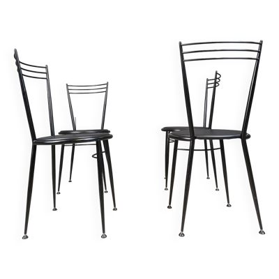 Chaises de salle à manger vintage par Calligaris, années 1980