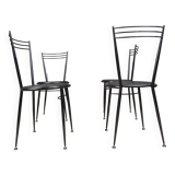 Vintage dining chairs by Calligaris, 1980s