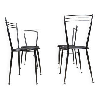 Chaises de salle à manger vintage par Calligaris, années 1980