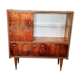 Buffet bar walnut varnished