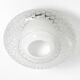 Original large Mid Century double glass ceiling lamp by Wilhelm Wagenfeld f