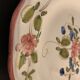 3 sweet pea plates, Samadet earthenware, 18th century
