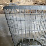 Large metal basket / basket, industrial style