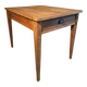 French rural farmhouse table with two drawers, 19th century.
