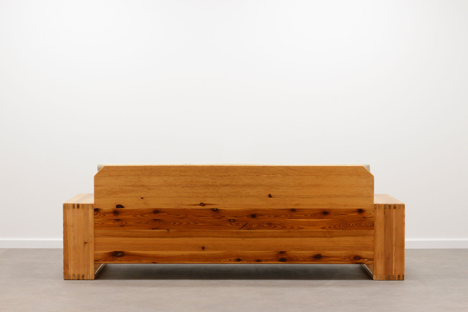 Pine 3 seater sofa by Ate van Apeldoorn for Houtwerk Hattem.