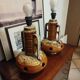 Pair of Fat Lava Mid-Century Ceramic Lamps, Germany, 1960s