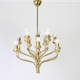 Lustre en laiton années 1970