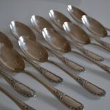 12 silver plated soup spoons Frionnet François