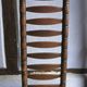 High chair, safari armchair, vintage Nordic design, 70s