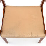 Danish Modern Teak & Leather Armchair by Erik Buck for Ørum Møbelfabrik