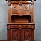 Renaissance style buffet in solid walnut circa 1850