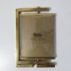 Double-sided carousel photo frame in gold metal